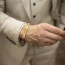 Men's Bracelet, Material: Crystal